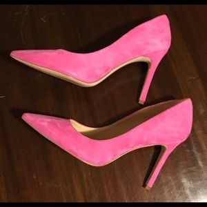 Sam Edelman Pink Suede Hazel Pumps